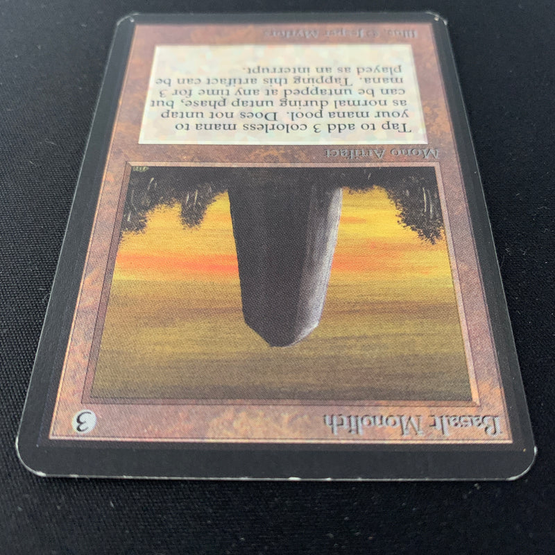 Magic the Gathering Basalt Monolith - Alpha 