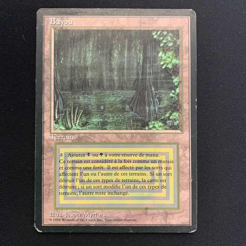 Magic the Gathering Bayou - Foreign Black Bordered - French 