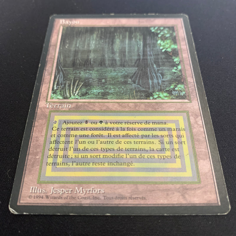 Magic the Gathering Bayou - Foreign Black Bordered - French 