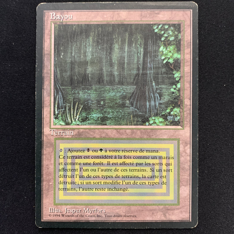 Magic the Gathering Bayou - Foreign Black Bordered - French 