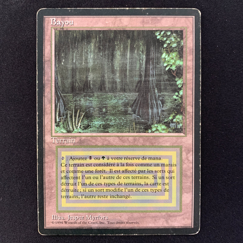 Magic the Gathering Bayou - Foreign Black Bordered - French 