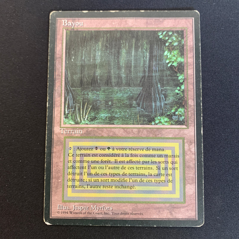 Magic the Gathering Bayou - Foreign Black Bordered - French 