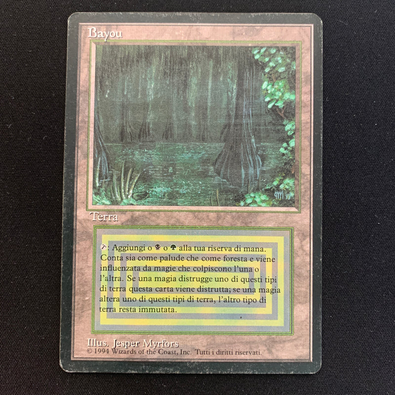 Magic the Gathering Bayou - Foreign Black Bordered - Italian 