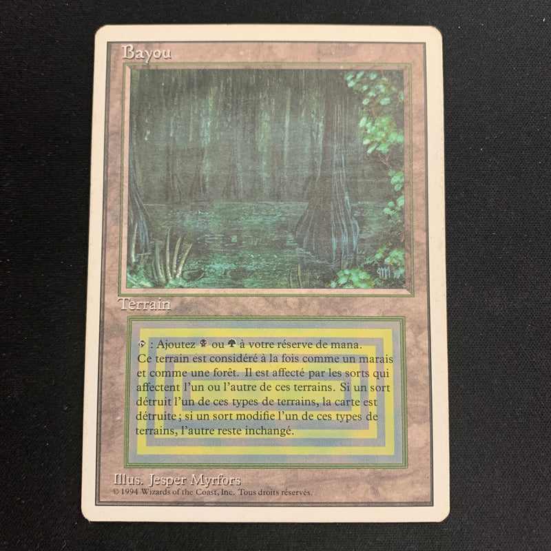 Magic the Gathering Bayou - Foreign White Bordered - French 