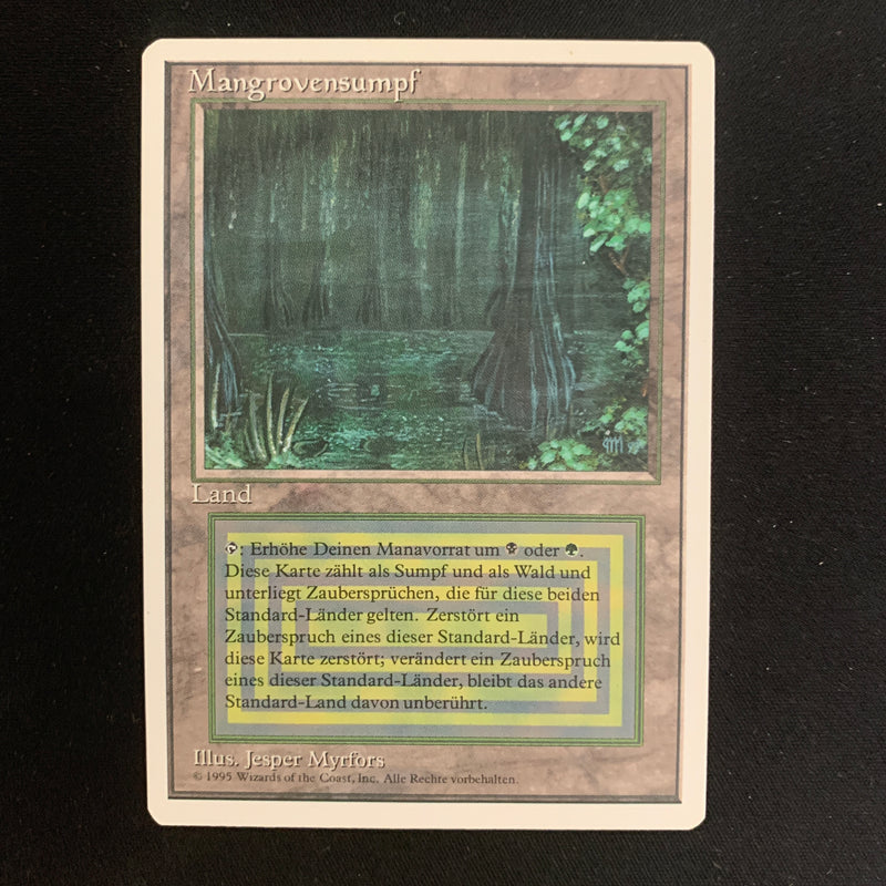 Magic the Gathering Bayou - Foreign White Bordered - German EX - 22421