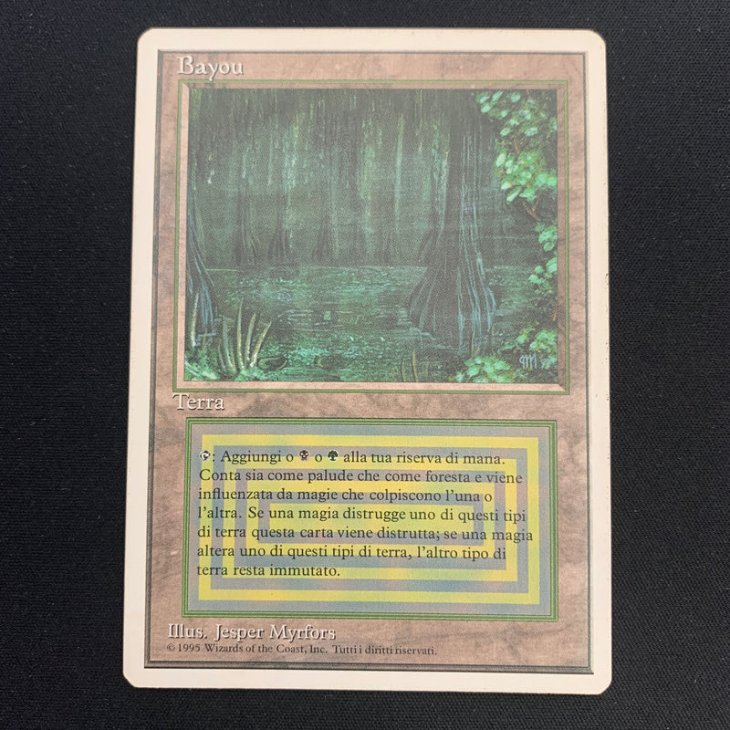 Magic the Gathering Bayou - Foreign White Bordered - Italian 