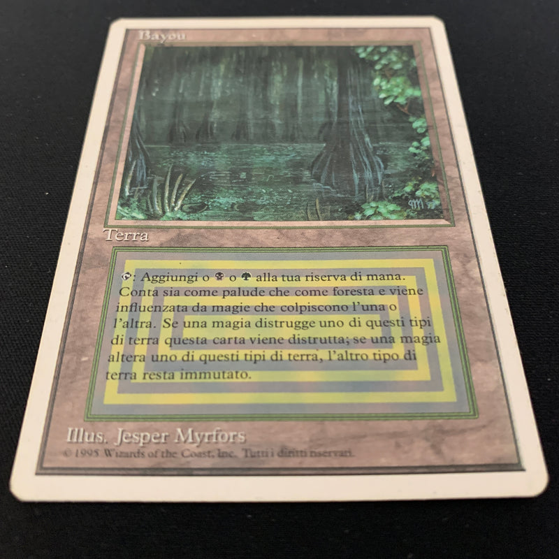 Magic the Gathering Bayou - Foreign White Bordered - Italian 