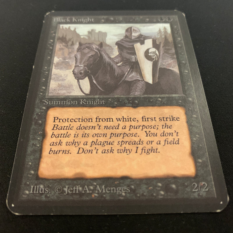 Magic the Gathering Black Knight - Alpha 