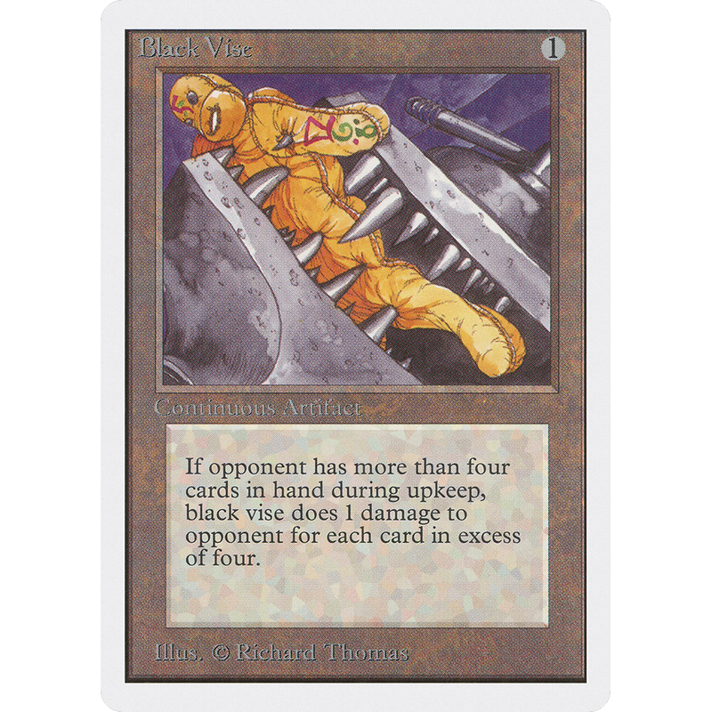 Magic the Gathering Black Vise - Unlimited NM