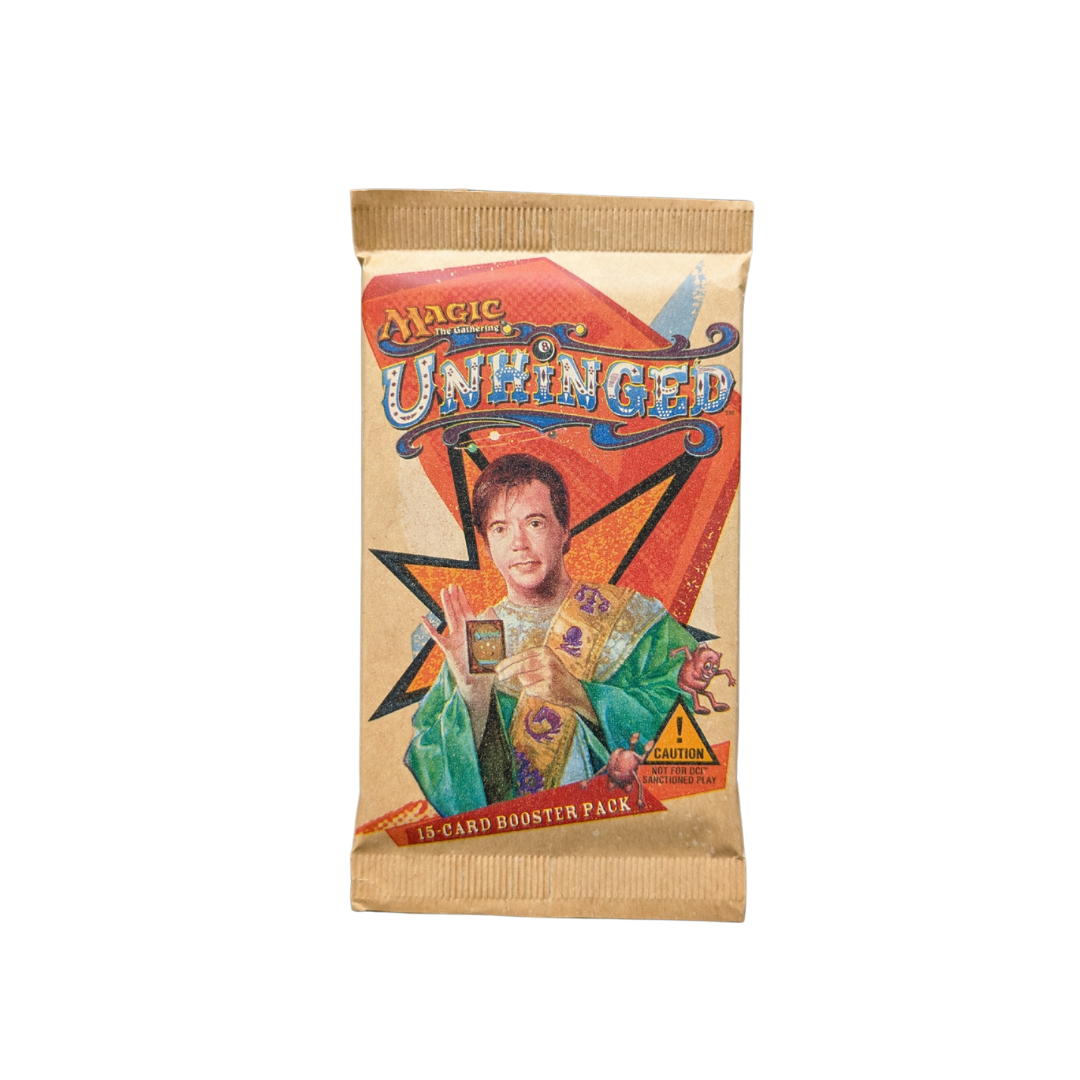 MTG Sealed Product - Unhinged Booster Pack - 