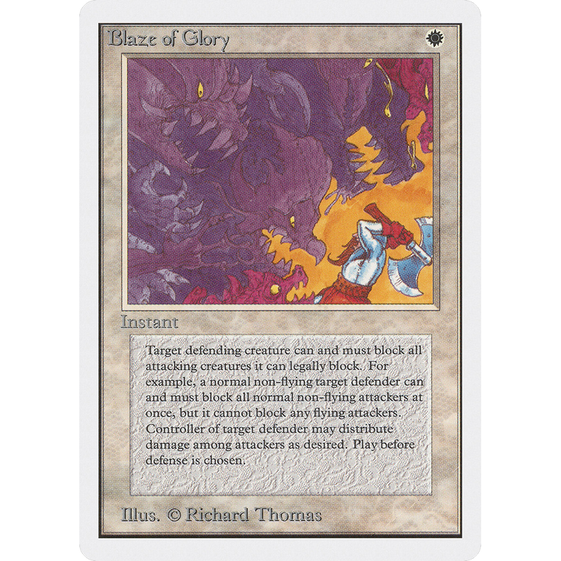 Magic the Gathering Blaze of Glory - Unlimited NM