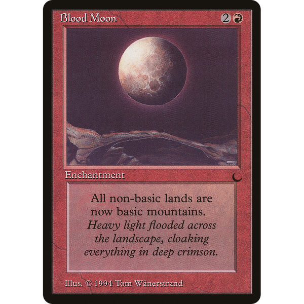 Magic the Gathering Blood Moon - The Dark NM