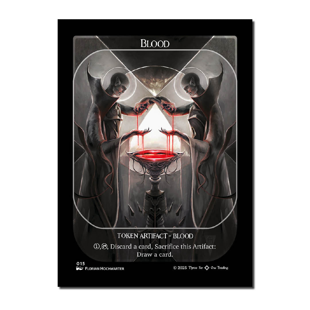 MTG Singles - 341 Token - Various Artworks - Blood (Pack of 3 Token Cards)