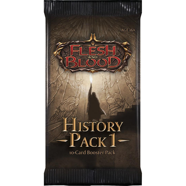 Flesh & Blood Booster Pack - Flesh and Blood - History Pack 1 Black Label Spanish