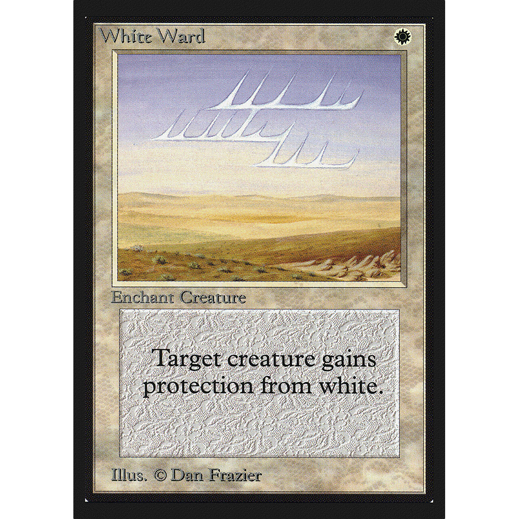 MTG Singles - White Ward - Collectors' Edition - Regular