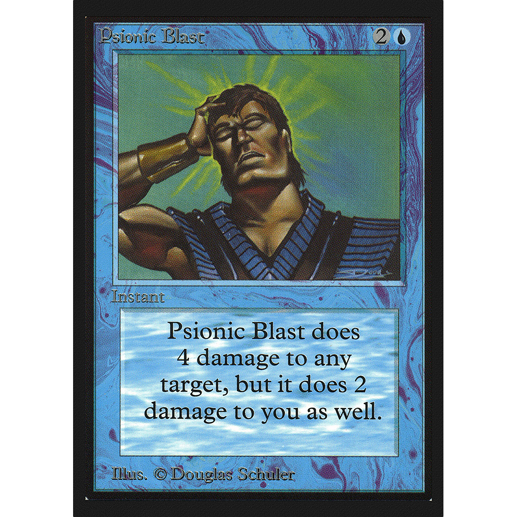 MTG Singles - Psionic Blast - Collectors' Edition - Regular