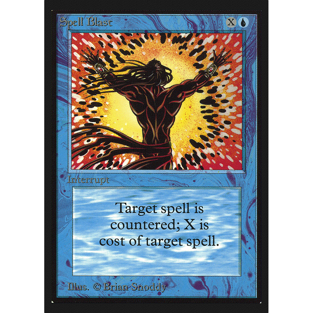 MTG Singles - Spell Blast - Collectors' Edition - Regular