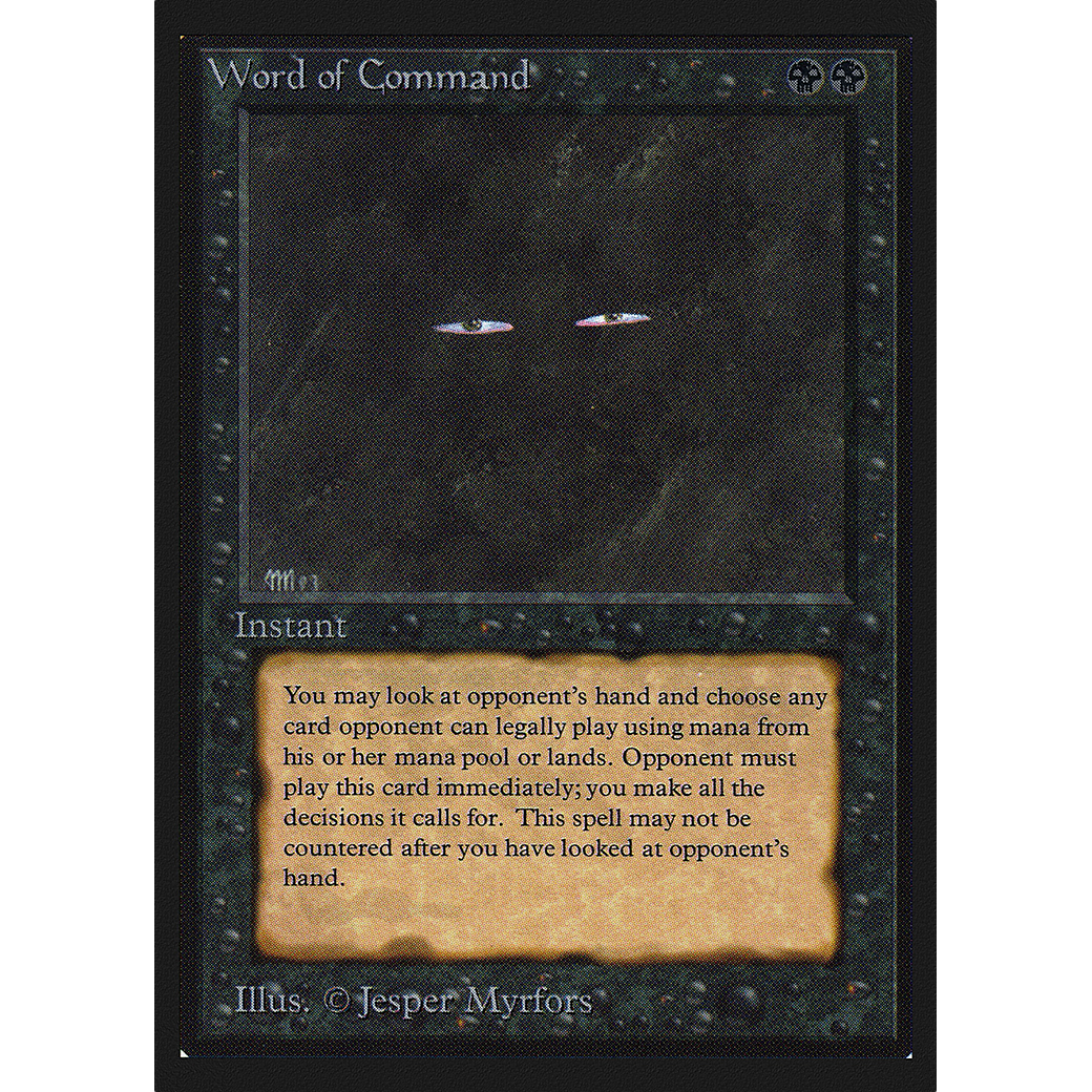 MTG Singles - Word of Command - Collectors' Edition - Regular