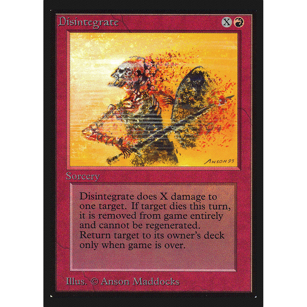 MTG Singles - Disintegrate - Collectors' Edition - Regular