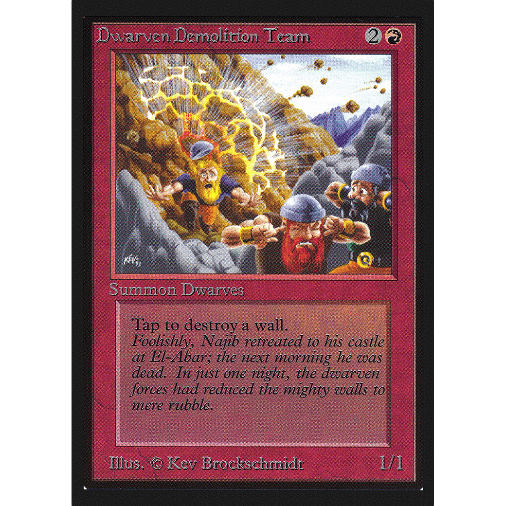 MTG Singles - Dwarven Demolition Team - Collectors' Edition - Regular