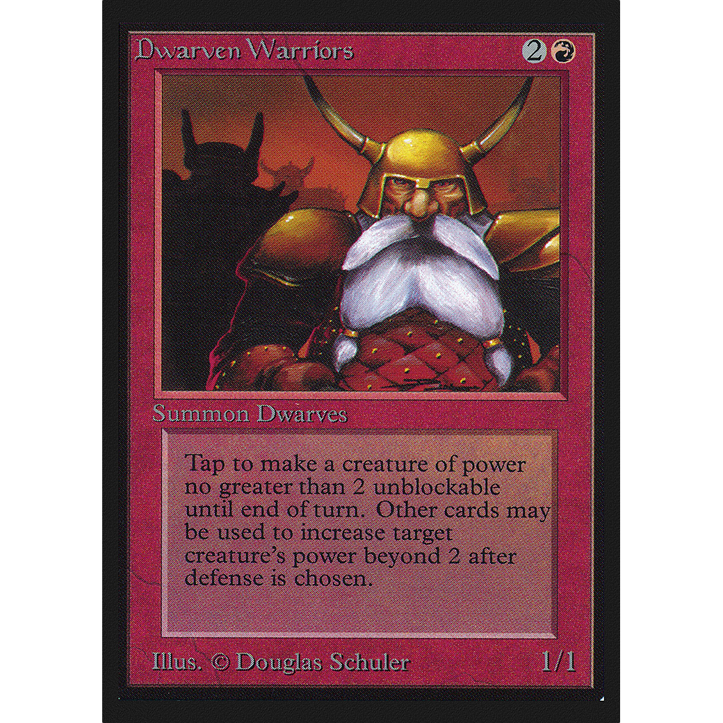 MTG Singles - Dwarven Warriors - Collectors' Edition - Regular