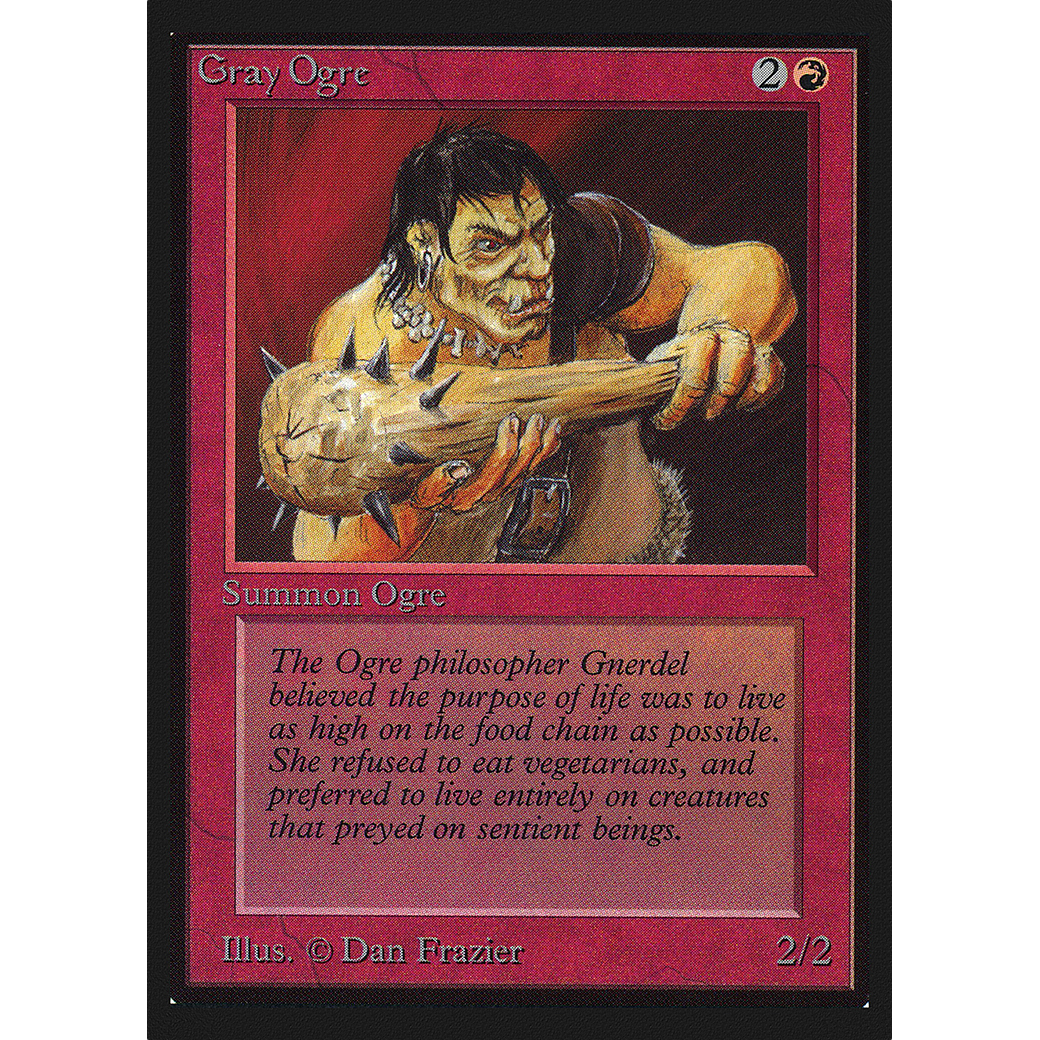 MTG Singles - Gray Ogre - Collectors' Edition - Regular
