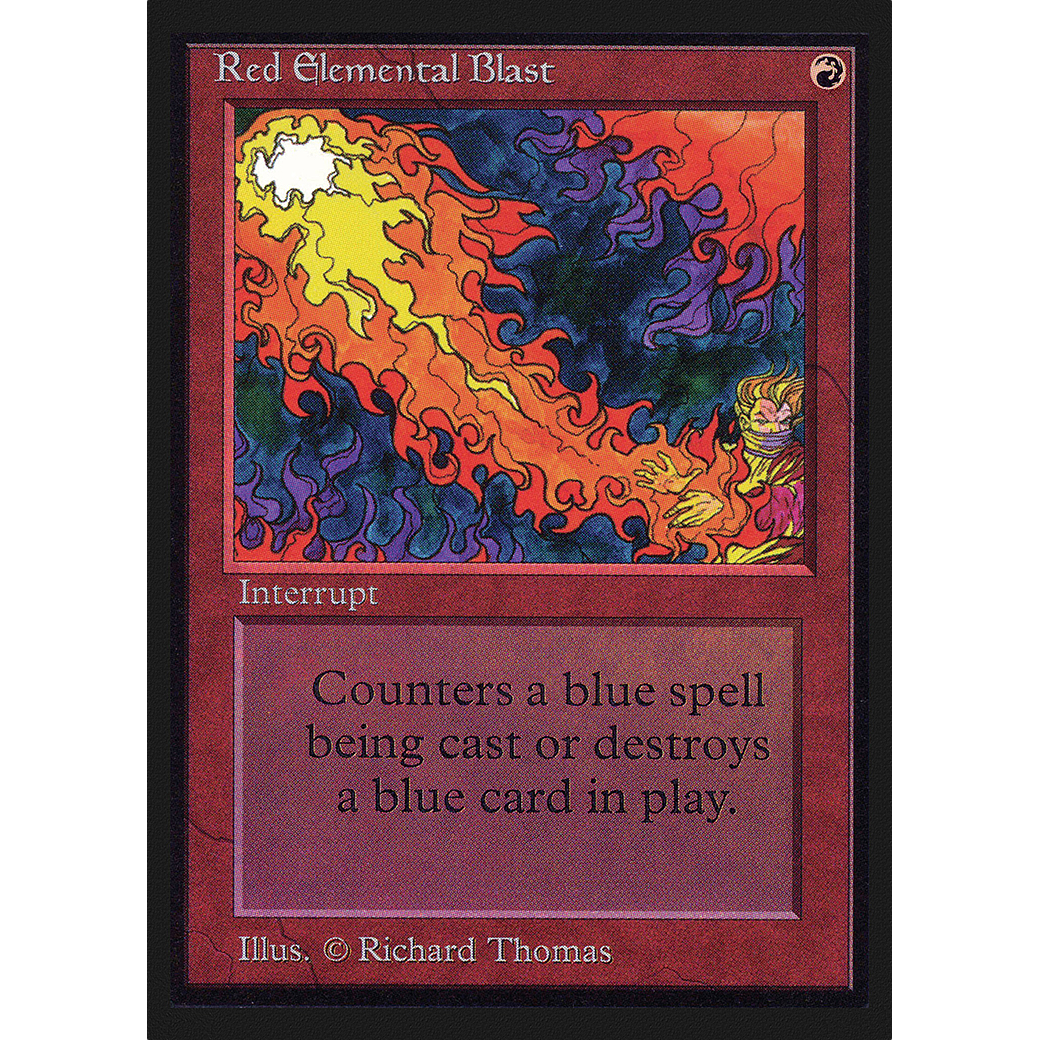 MTG Singles - Red Elemental Blast - Collectors' Edition - Regular