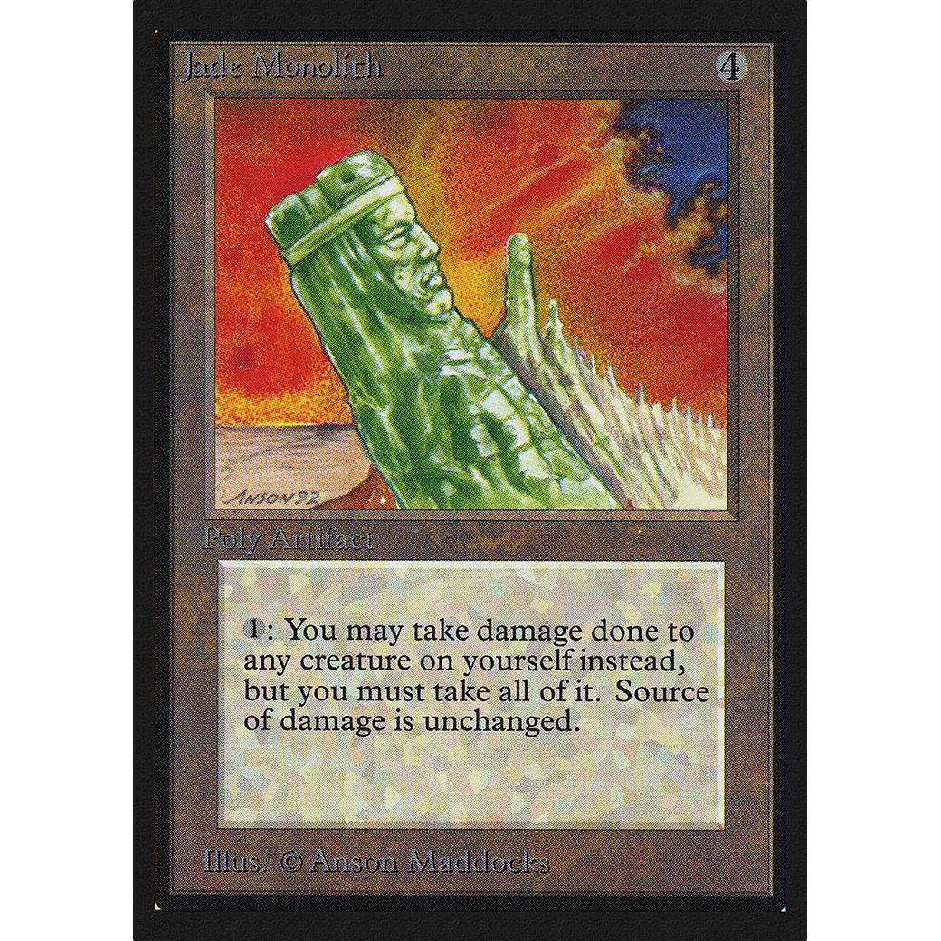 MTG Singles - Jade Monolith - Collectors' Edition - Regular