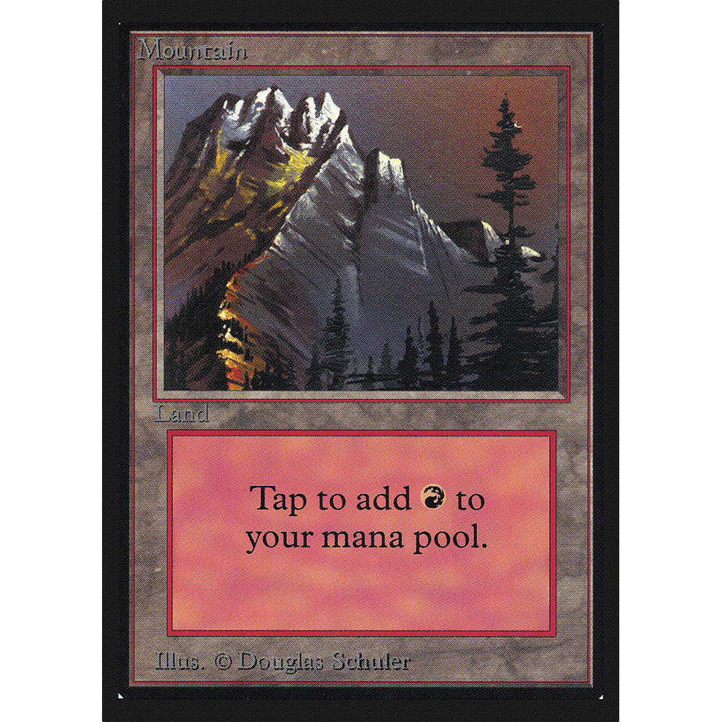 MTG Singles - Mountain (V.1) - Collectors' Edition - Regular