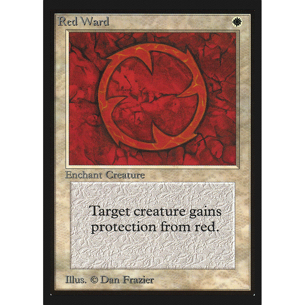 MTG Singles - Red Ward - International Edition - Regular
