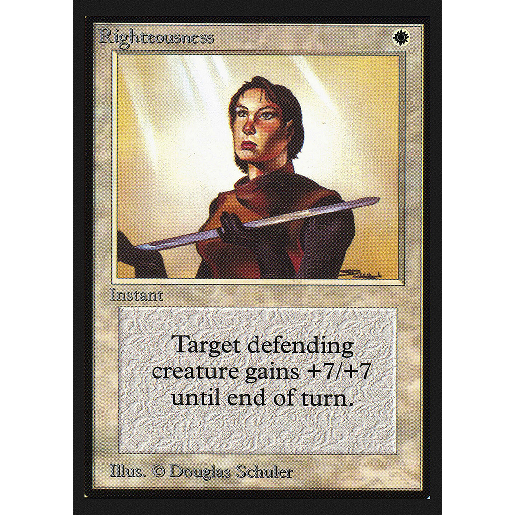 MTG Singles - Righteousness - International Edition - Regular