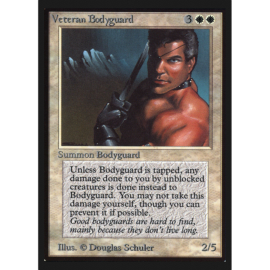 MTG Singles - Veteran Bodyguard - International Edition - Regular