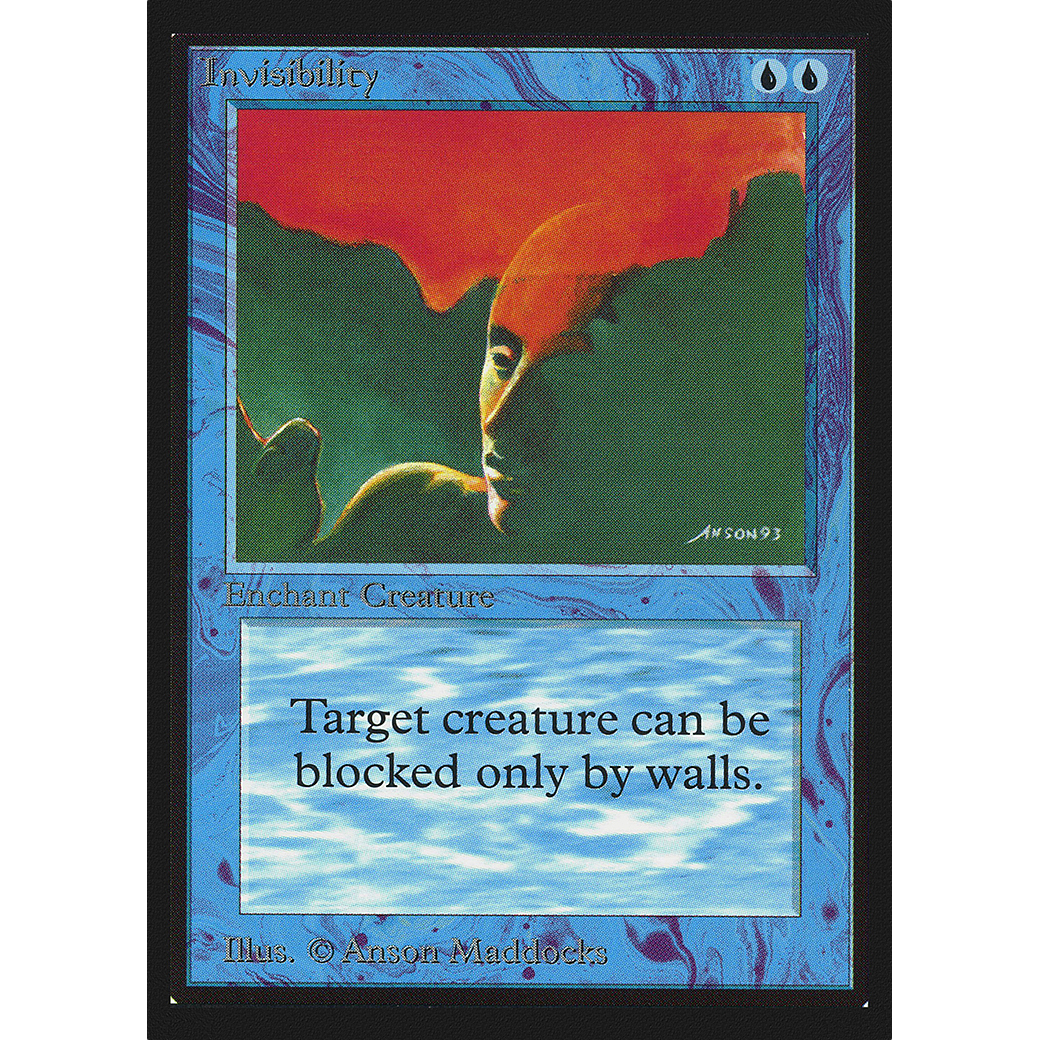 MTG Singles - Invisibility - International Edition - Regular
