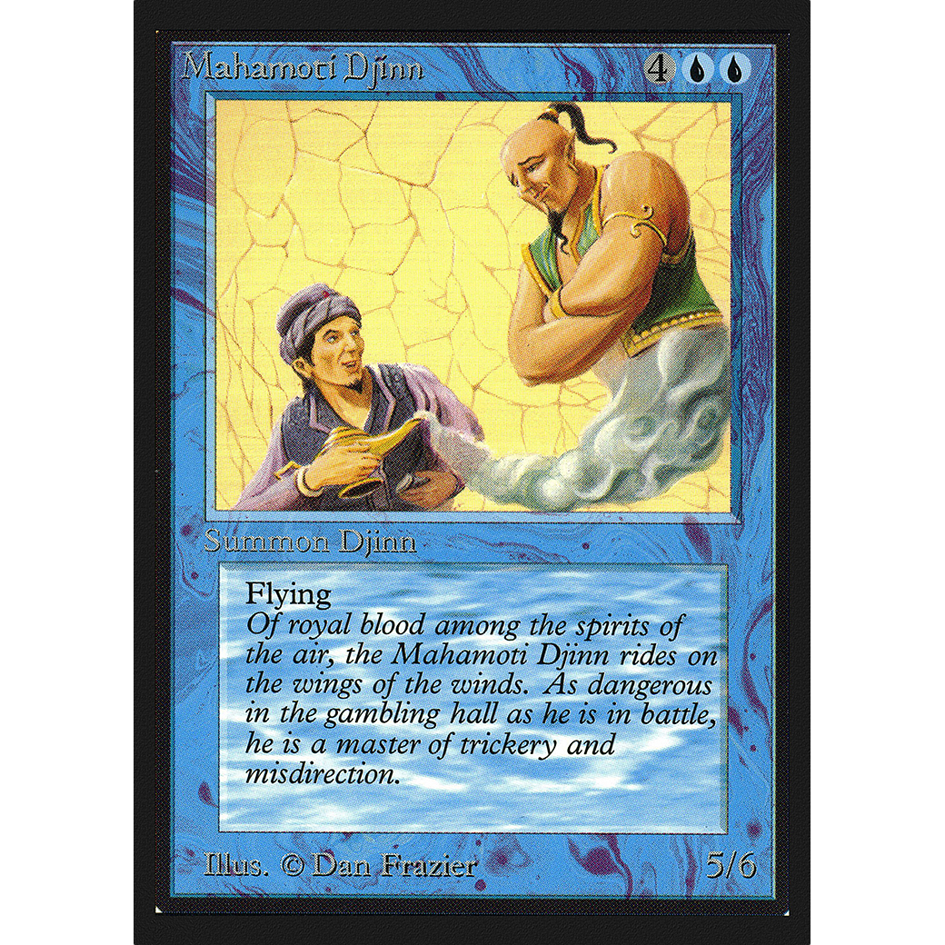 MTG Singles - Mahamoti Djinn - International Edition - Regular