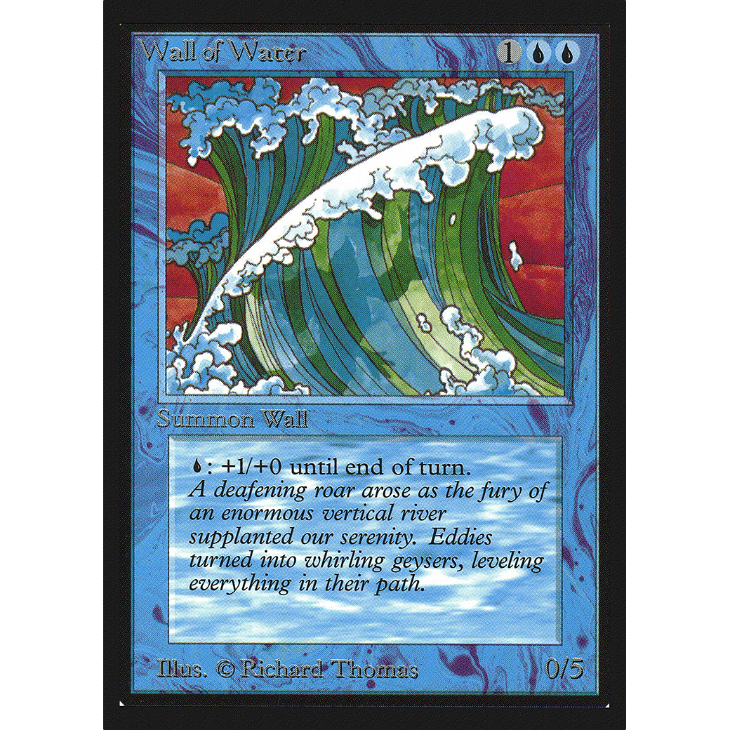 MTG Singles - Wall of Water - International Edition - Regular