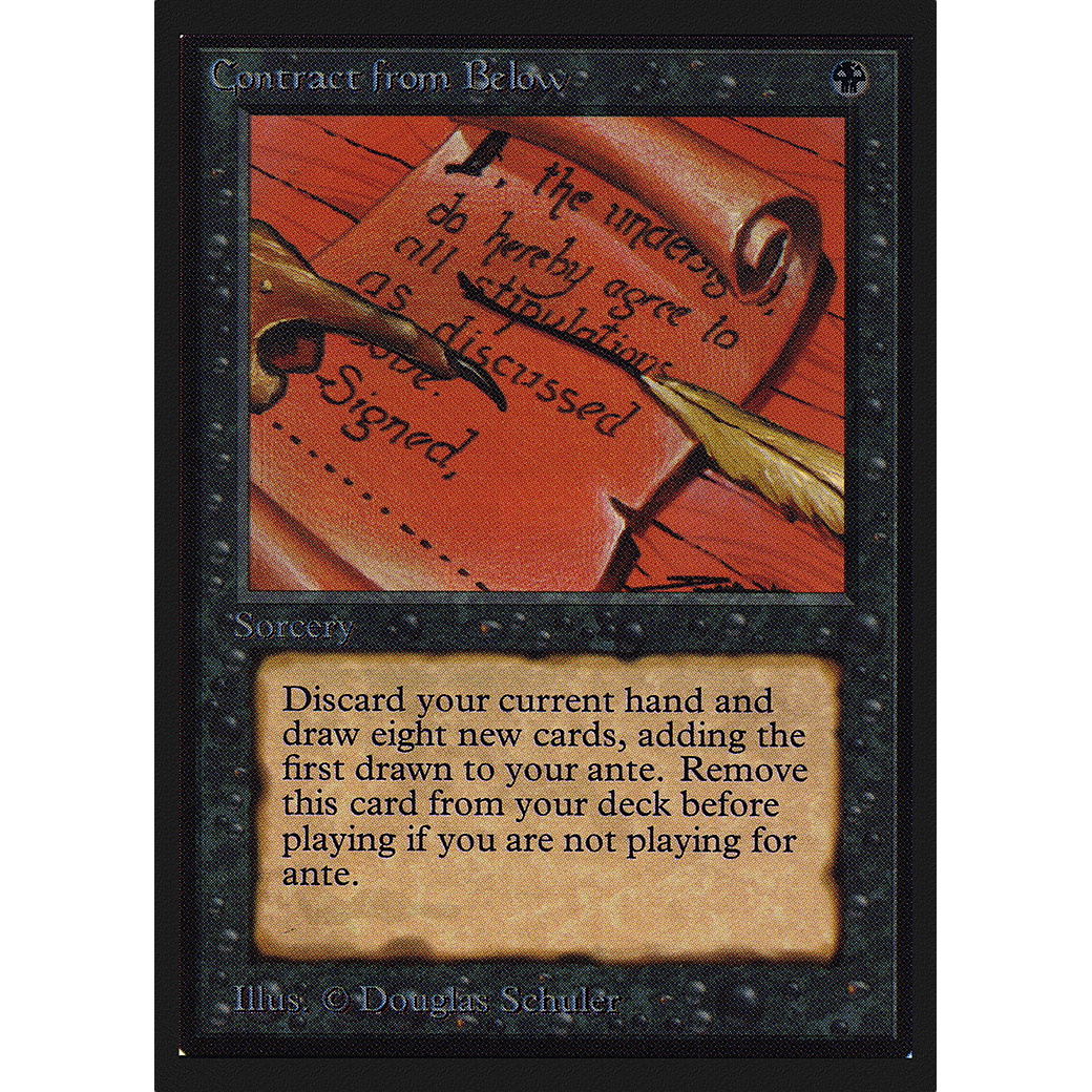 MTG Singles - Contract from Below - International Edition - Regular