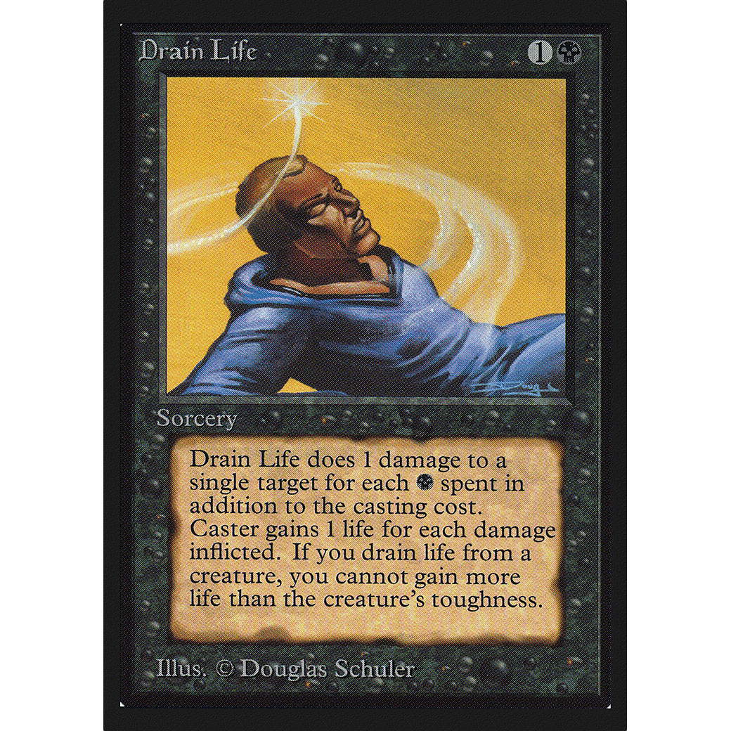 MTG Singles - Drain Life - International Edition - Regular