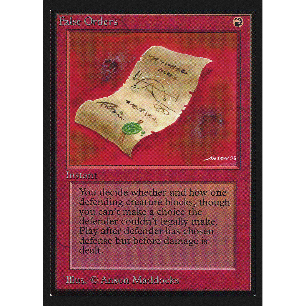 MTG Singles - False Orders - International Edition - Regular