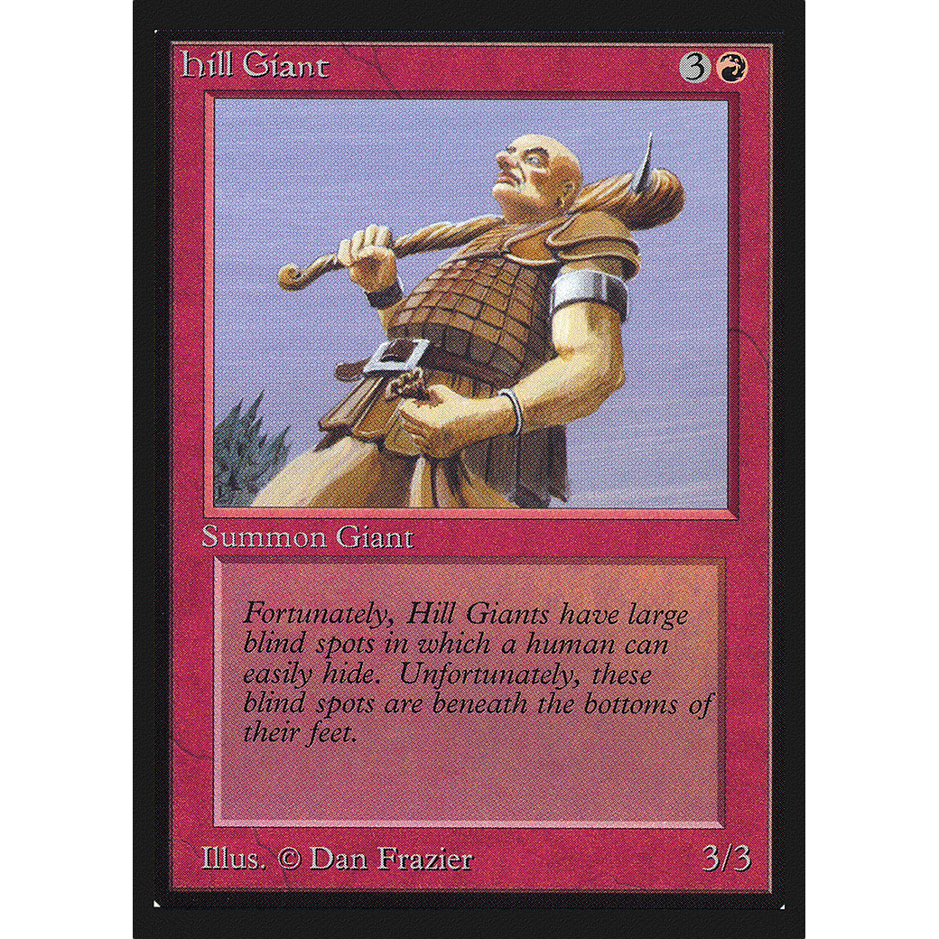 MTG Singles - Hill Giant - International Edition - Regular