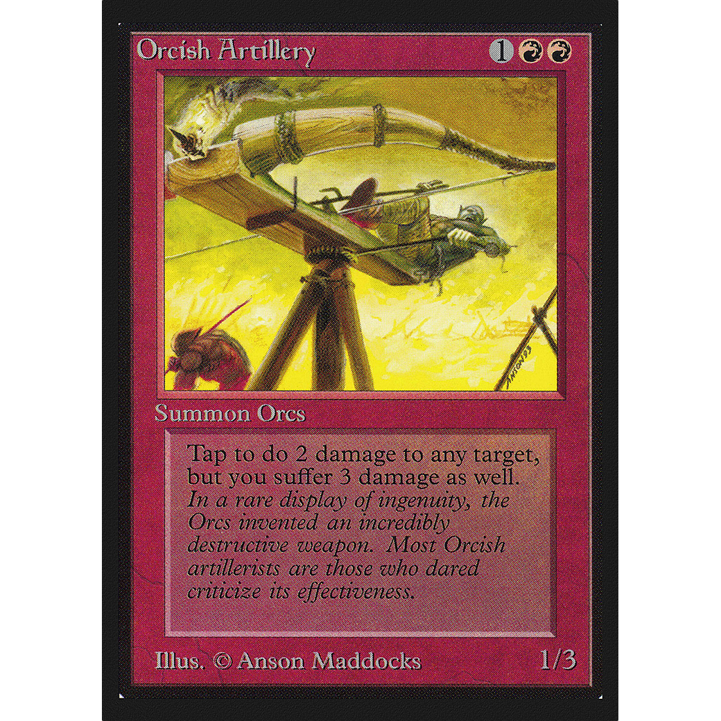MTG Singles - Orcish Artillery - International Edition - Regular
