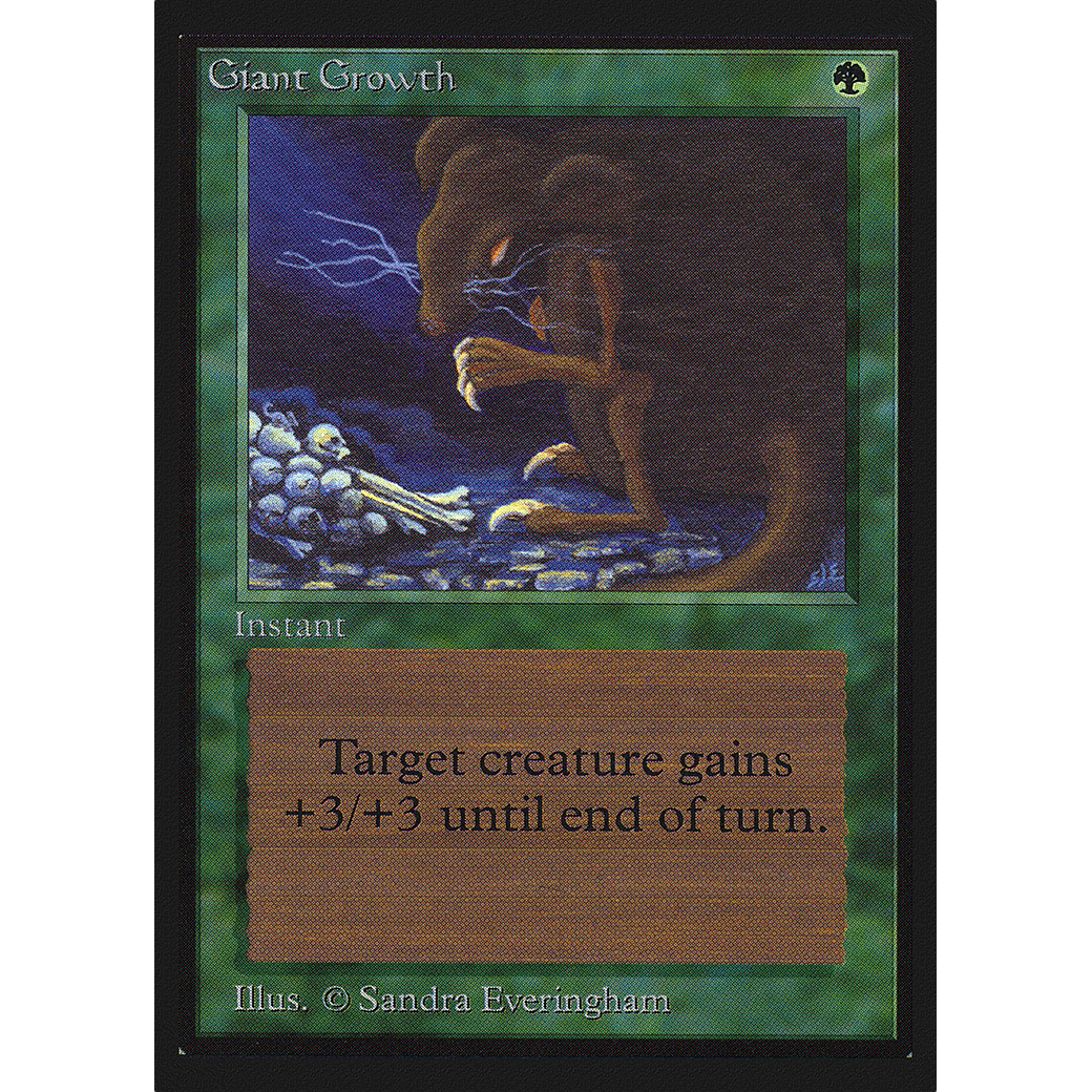 MTG Singles - Giant Growth - International Edition - Regular
