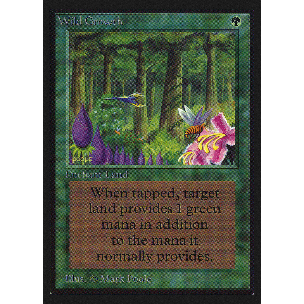 MTG Singles - Wild Growth - International Edition - Regular