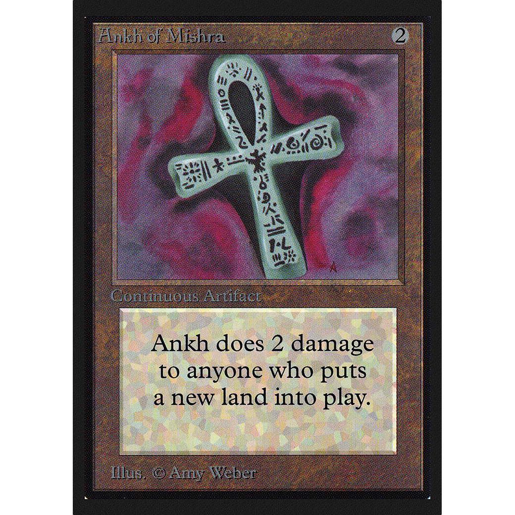 MTG Singles - Ankh of Mishra - International Edition - Regular