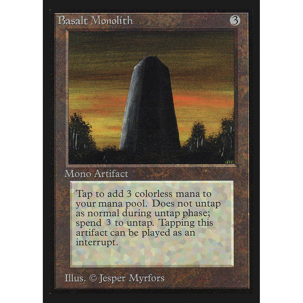 MTG Singles - Basalt Monolith - International Edition - Regular
