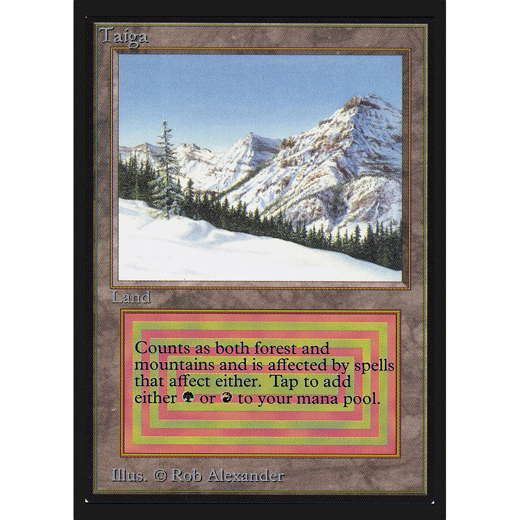 MTG Singles - Taiga - International Edition - 