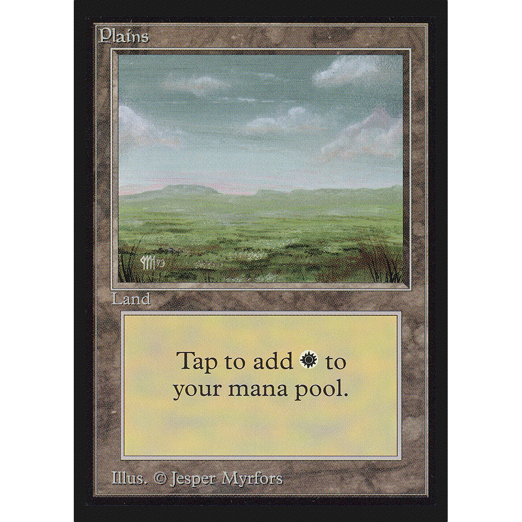 MTG Singles - Plains (V.3) - International Edition - Regular