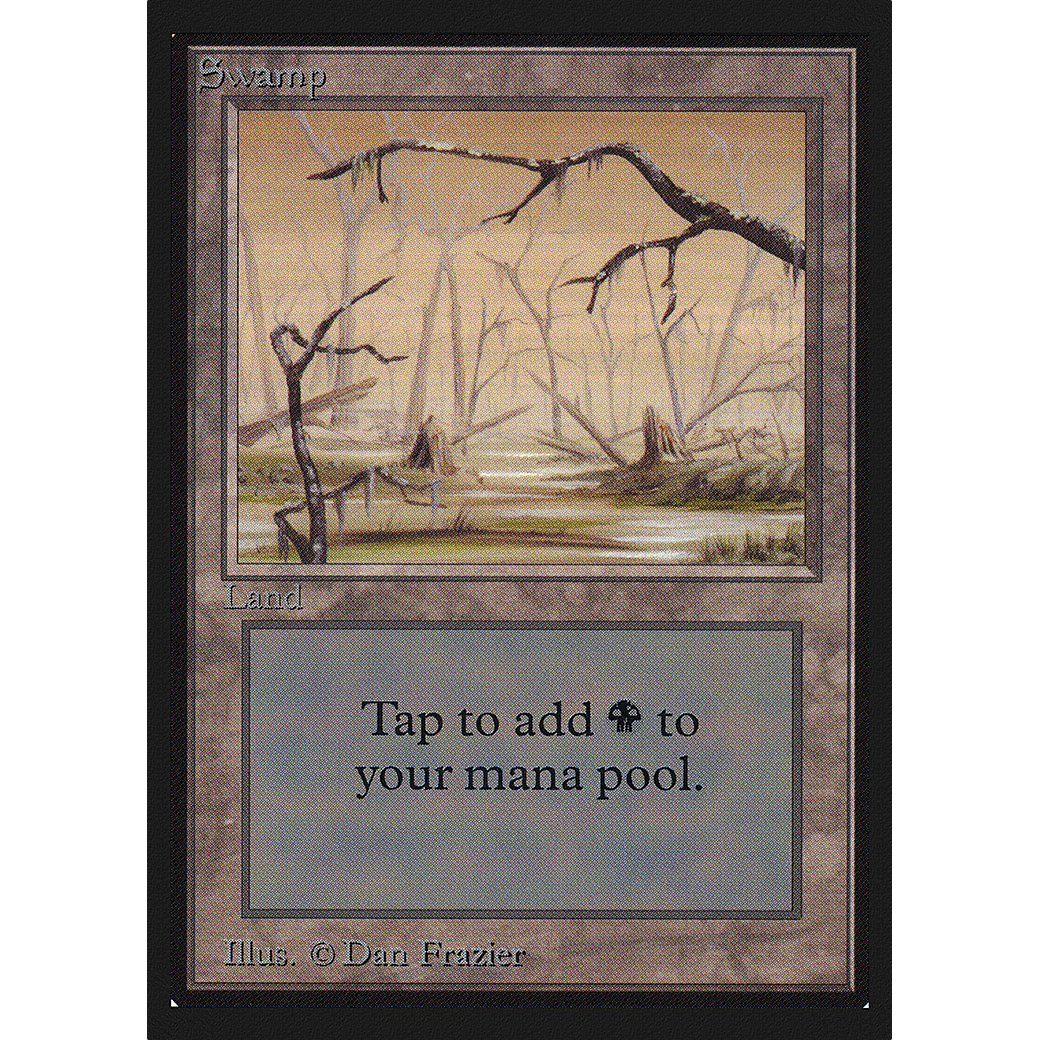 MTG Singles - Swamp (V.2) - International Edition - Regular