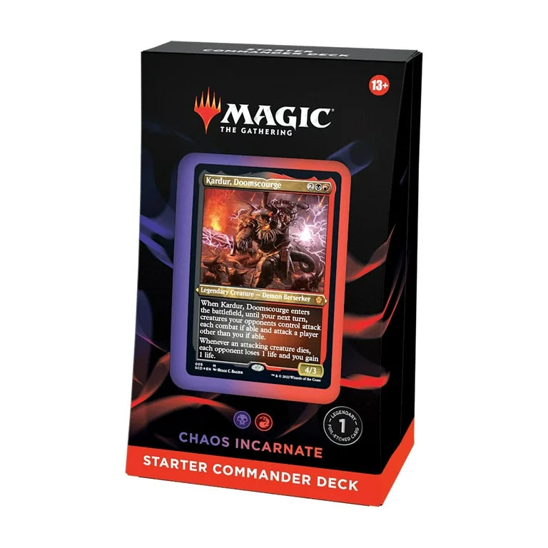 MTG Sealed Product - Starter Commander Decks Commander Deck Chaos Incarnate - English