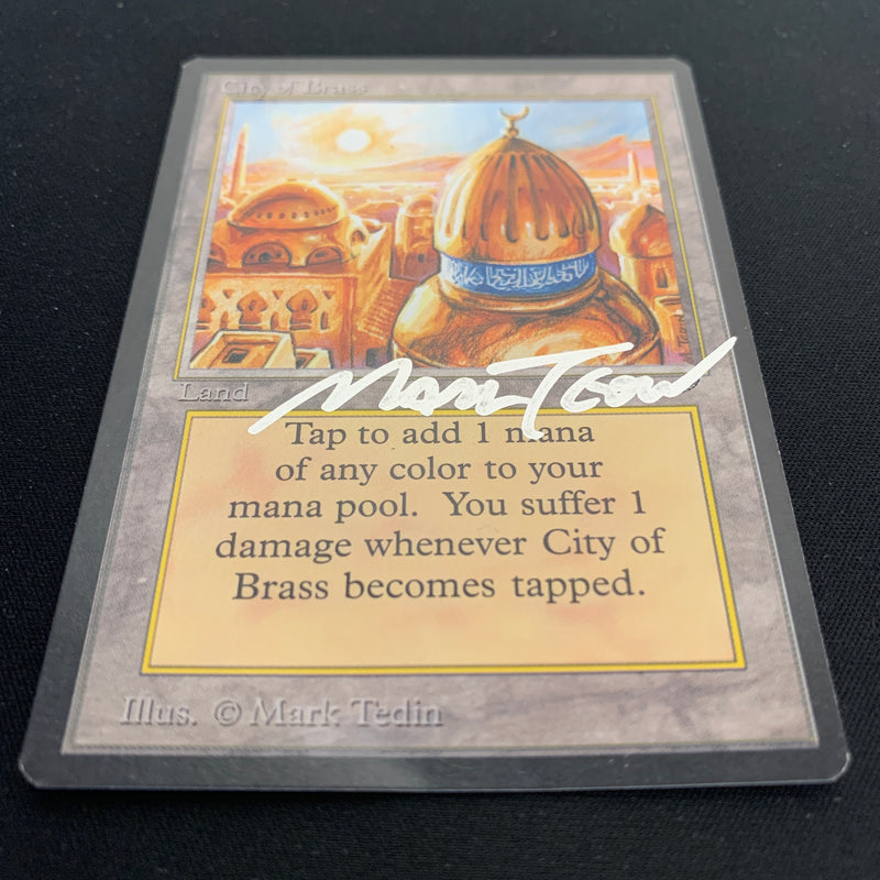 Magic the Gathering City of Brass - Arabian Nights 