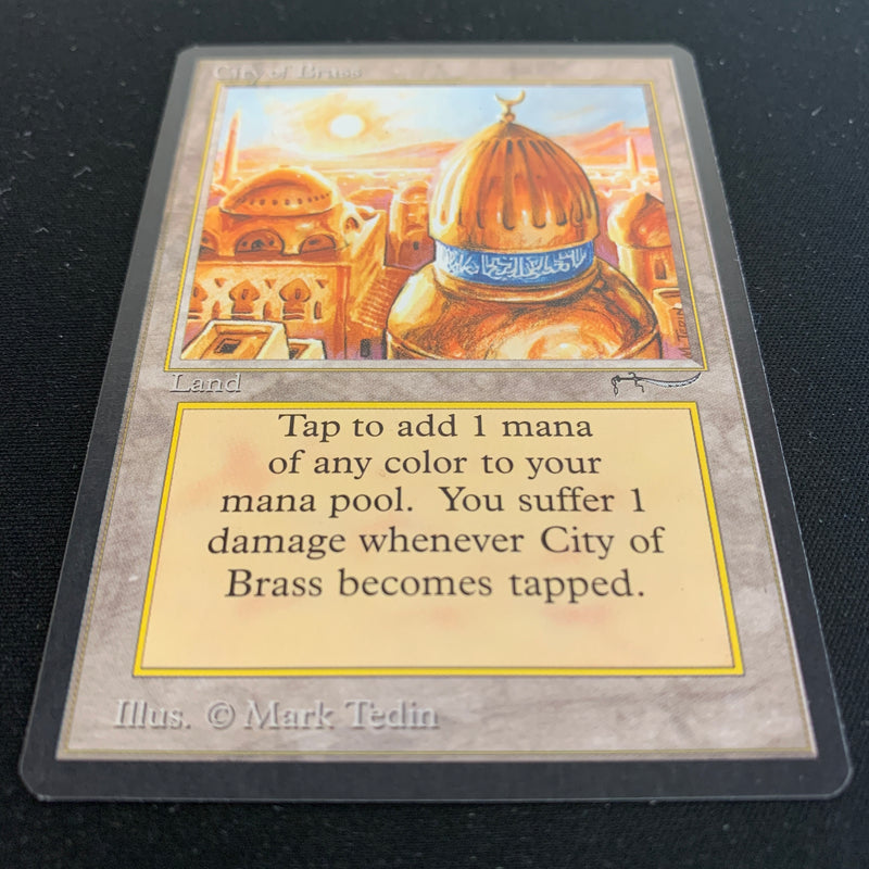 Magic the Gathering City of Brass - Arabian Nights 